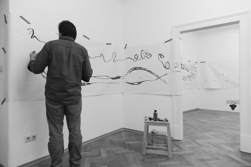 Installation view, The subject. Edges and bounds, AMT Project, 2016