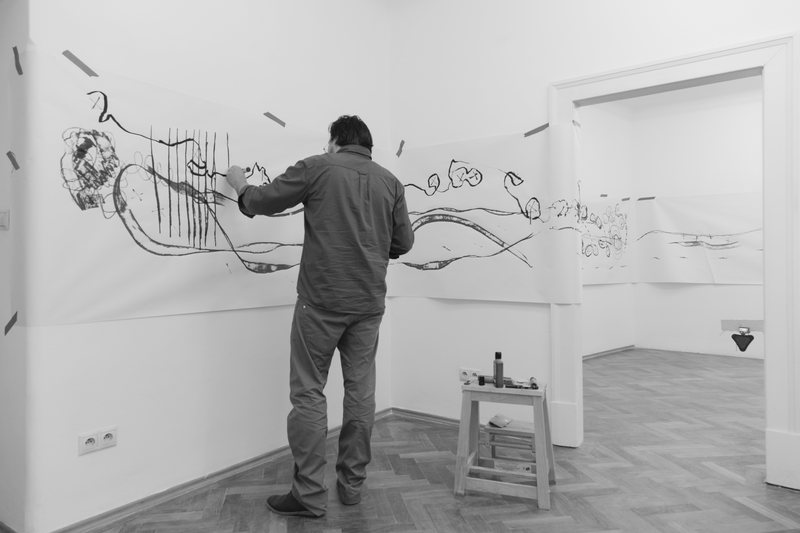 Installation view, The subject. Edges and bounds, AMT Project, 2016