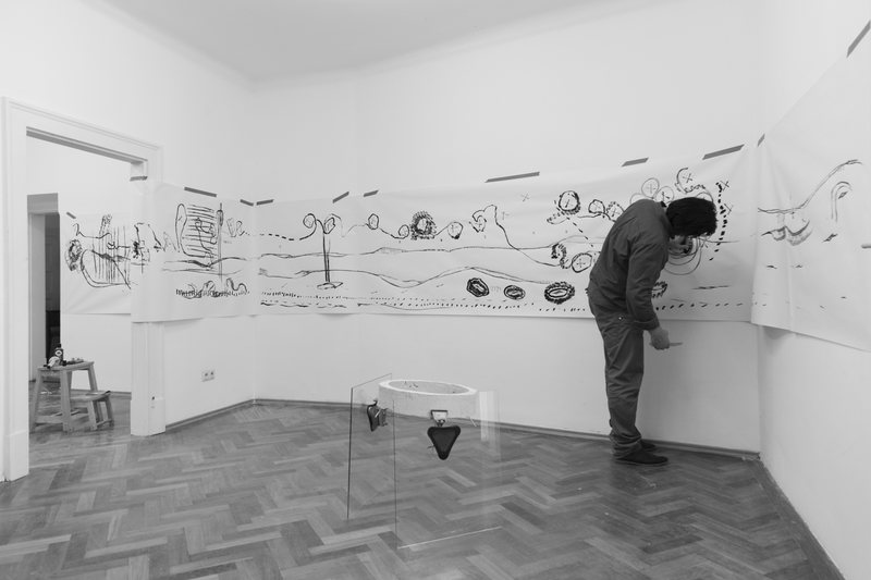 Installation view, The subject. Edges and bounds, AMT Project, 2016