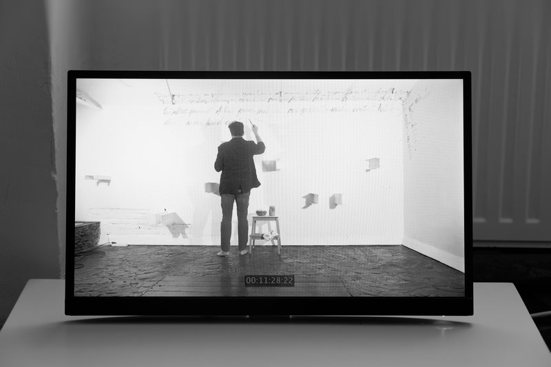 Installation view, Newman, B., Galleria 28, 2022