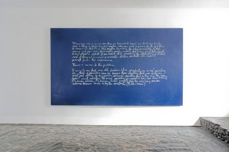 Installation view, Newman, B., Galleria 28, 2022