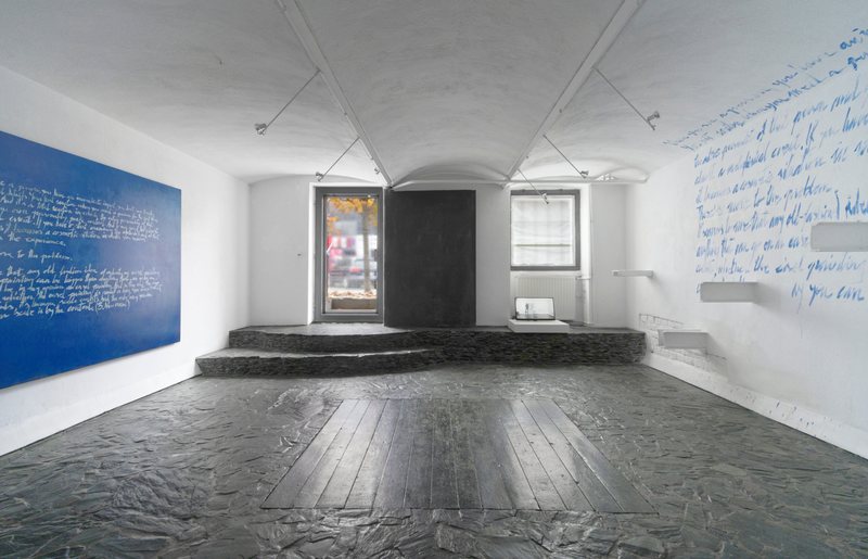 Installation view, Newman, B., Galleria 28, 2022
