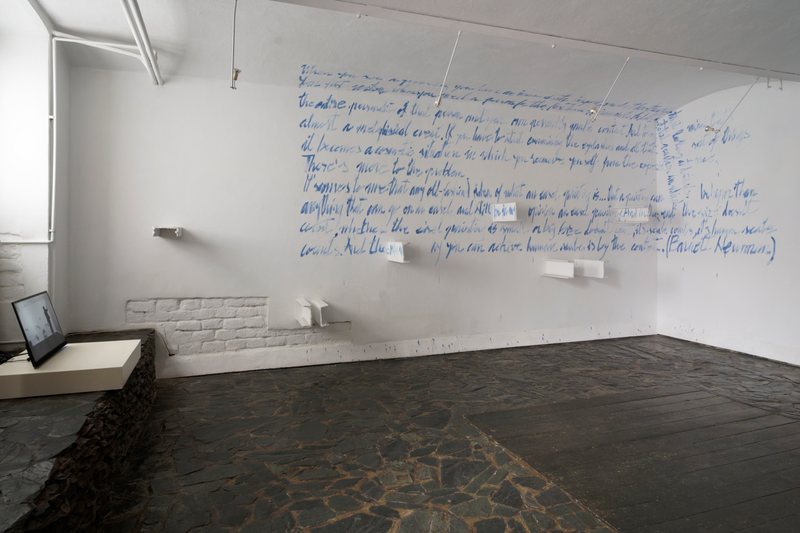 Installation view, Newman, B., Galleria 28, 2022