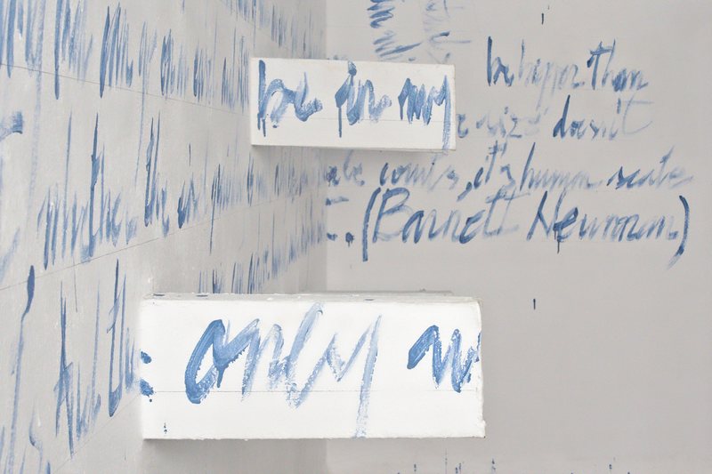 Installation view, Newman, B., Galleria 28, 2022