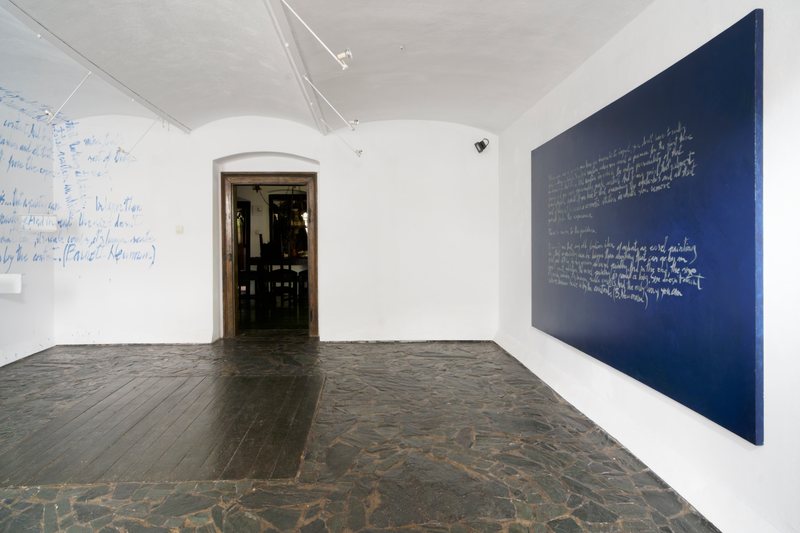 Installation view, Newman, B., Galleria 28, 2022
