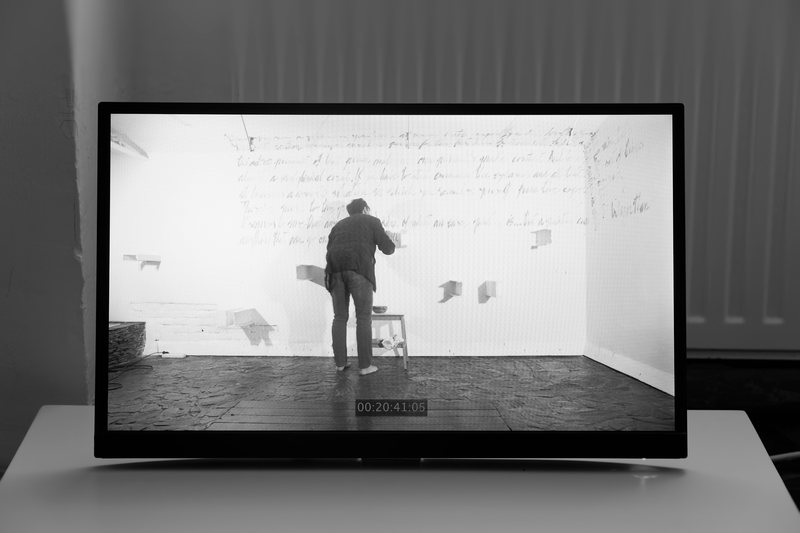 Installation view, Newman, B., Galleria 28, 2022