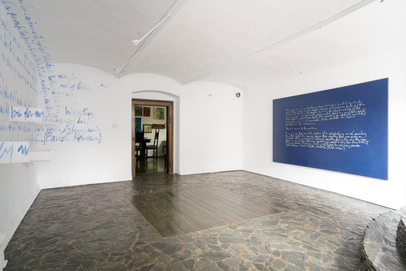 Installation view, Newman, B., Galleria 28, 2022