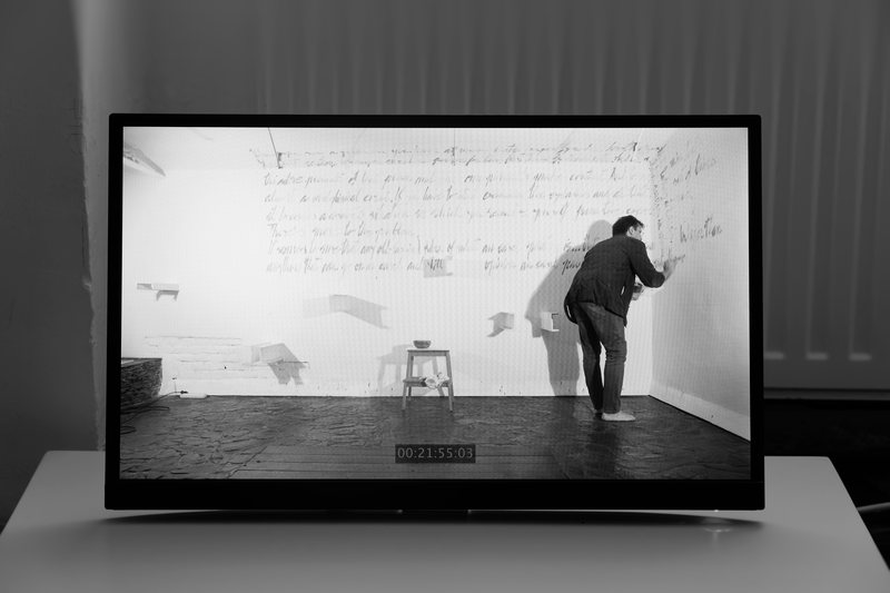 Installation view, Newman, B., Galleria 28, 2022