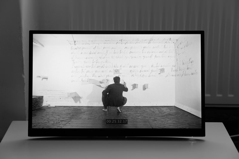 Installation view, Newman, B., Galleria 28, 2022