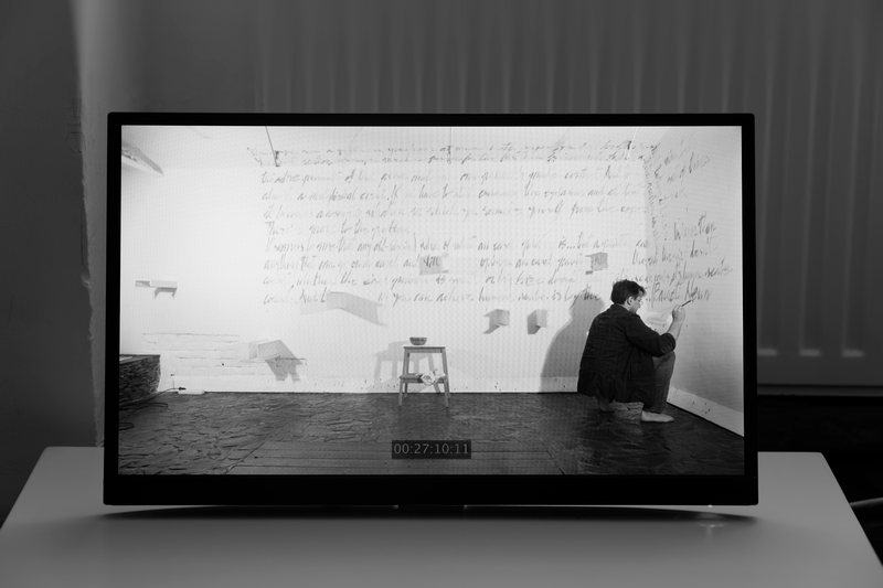 Installation view, Newman, B., Galleria 28, 2022