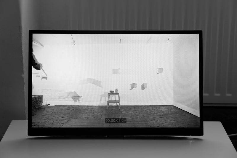 Installation view, Newman, B., Galleria 28, 2022