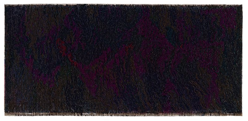 Bigger than—Monochrome No5, 2024, oil on canvas, 220 × 470 cm