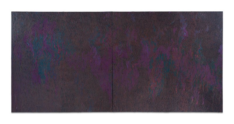 Bigger than—Monochrome No6, 2025, oil on canvas, 197 × 412 cm