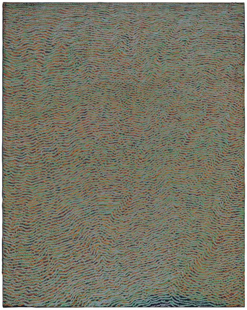 Easel Painting—Green No3, 2025, oil on canvas, 150 × 120 cm