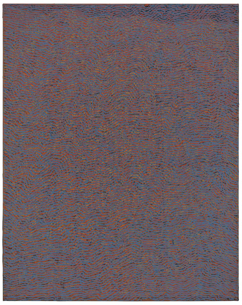 Easel Painting—Red Blue No2, 2025, oil on canvas, 150 × 120 cm