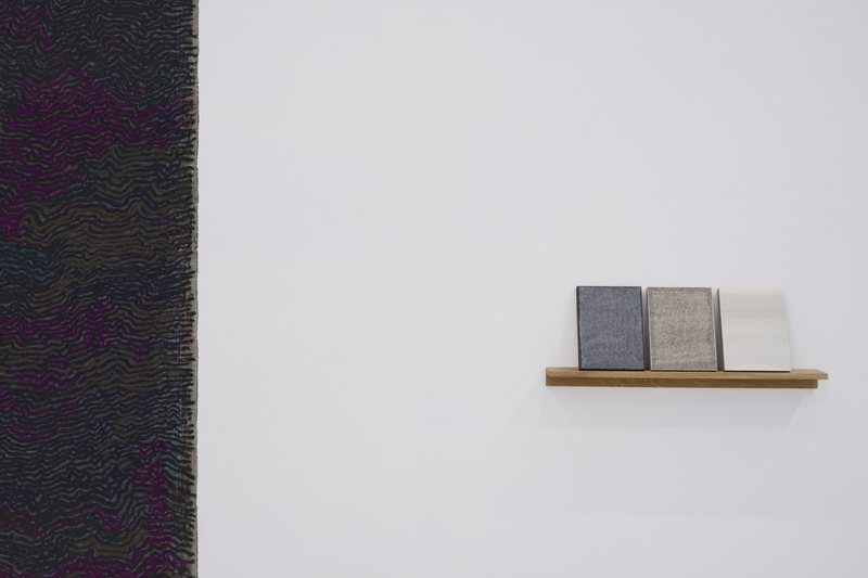 Sorin Neamtu - ink on mdf, paper — installation view, Headnotes, Suprainfinit Gallery, 2025