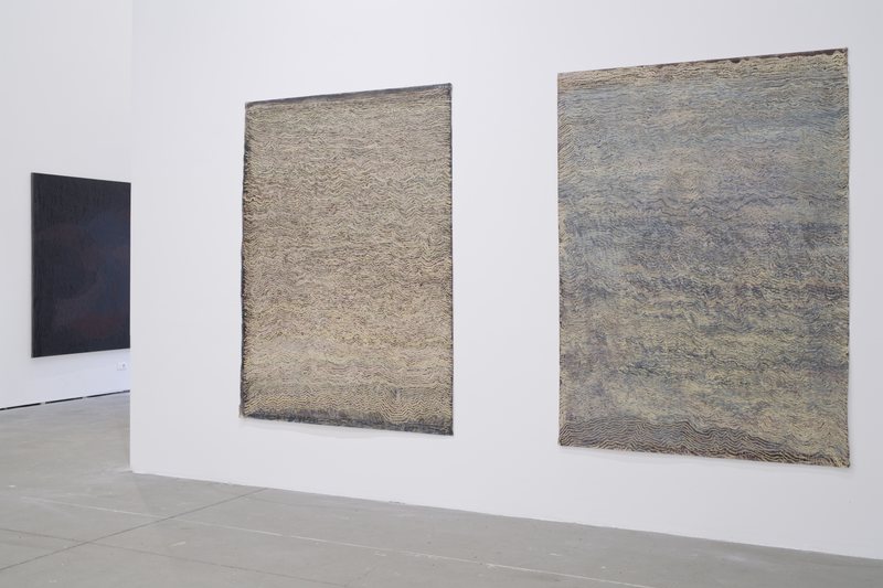 Sorin Neamtu - Oil Sticks on Canvas — installation view, Headnotes, Suprainfinit Gallery, 2025