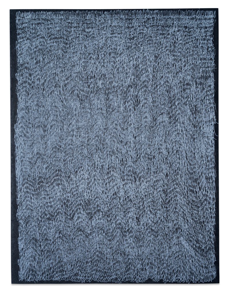 Score No2405, 2024, ink on mdf, 25 × 19 cm