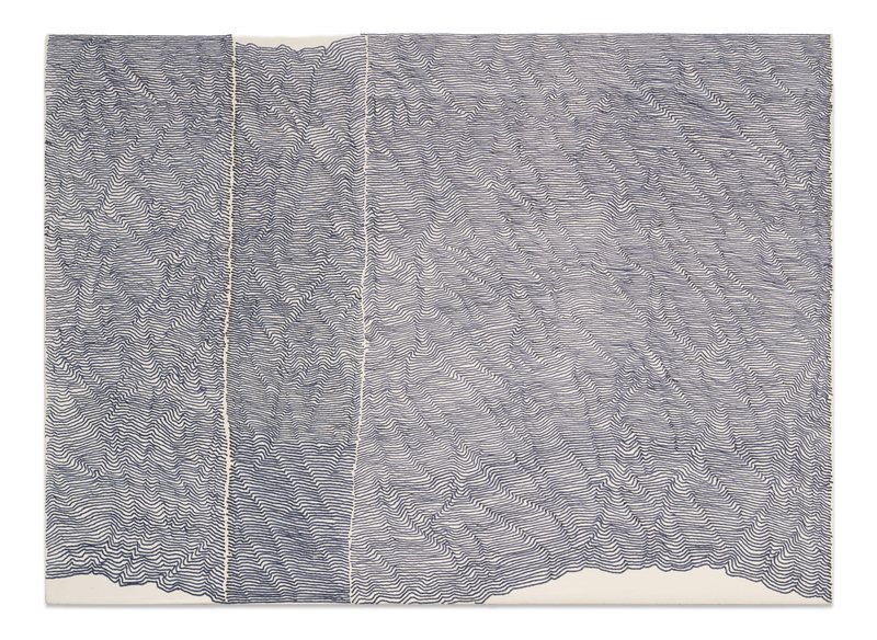 Score No2514, 2025, ink on mdf, 29 × 21 cm