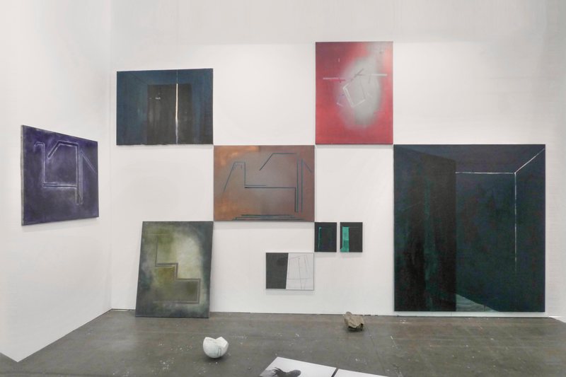 Installation view, Solo presentation, Artissima Torino – : B A R I L Gallery booth, 2015