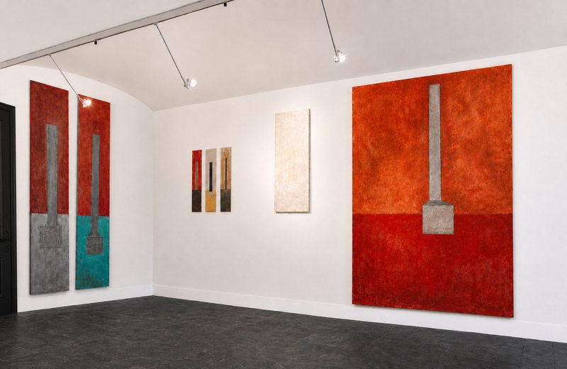 Installation view, Chairpillar, Galleria 28 & Anastasia Foundation Gallery, 2006