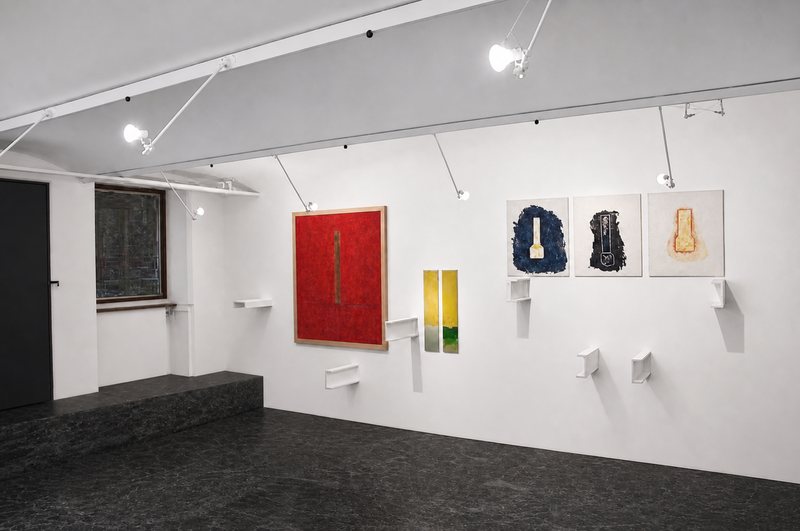 Installation view, Chairpillar, Galleria 28 & Anastasia Foundation Gallery, 2006