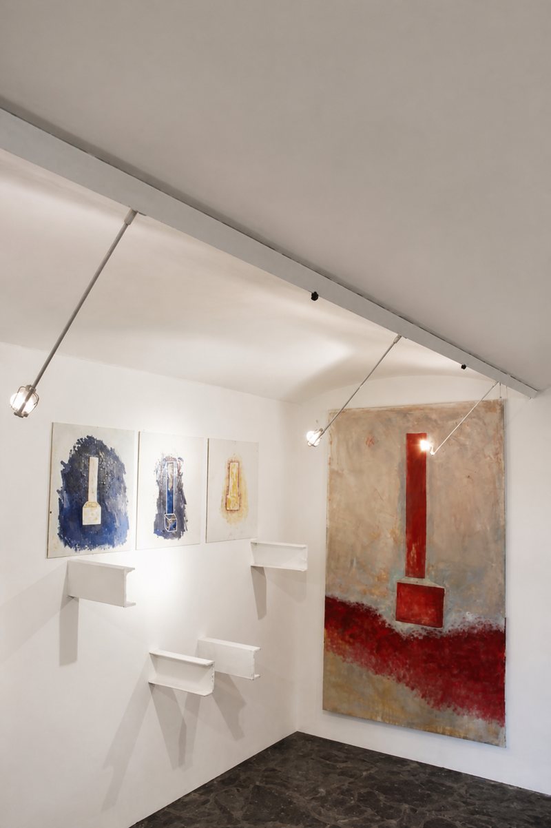 Installation view, Chairpillar, Galleria 28 & Anastasia Foundation Gallery, 2006