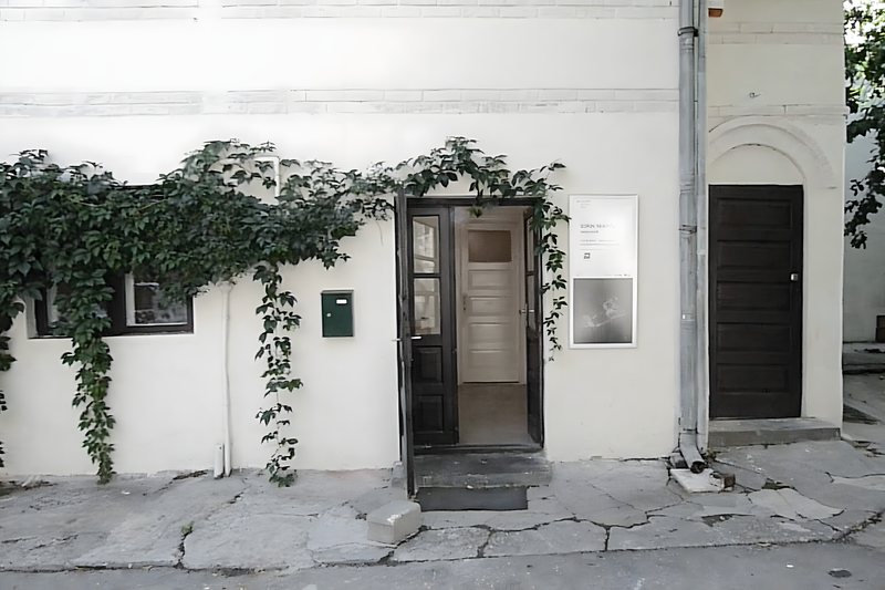 Sorin Neamțu The Great Blot Gallery Entrance — installation view, The Great Blot, Recycle Nest Gallery, 2010